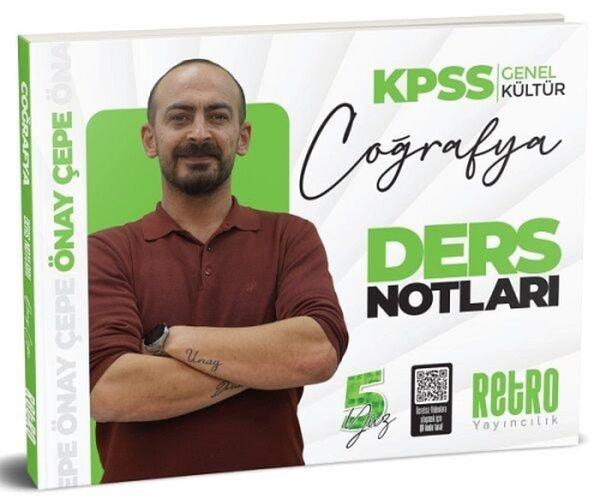 2025 KPSS Genel Kültür Coğrafya Ders Notu | Retro Yayıncılık (İnce Kapak)  - Resim 1