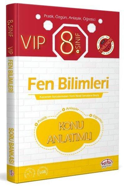 8.Sınıf VIP Fen Bilimleri Konu Anlatımlı | Editör (İnce Kapak)  - Resim 1