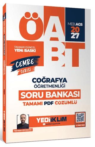 2027 MEB AGS ÖABT Cemre Serisi Coğrafya Öğretmenliği Tamamı Çözümlü Soru Bankası | Yediiklim Yayınları (Ciltsiz)  - Resim 1