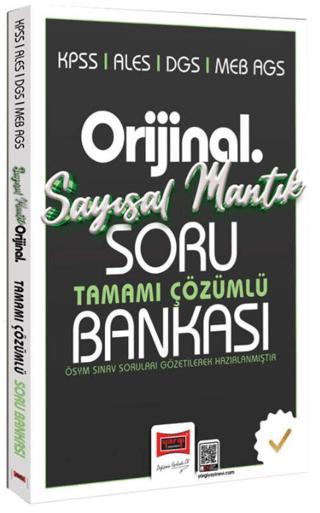 KPSS ALES DGS MEB-AGS Orijinal Sayısal Mantık Tamamı Çözümlü Soru Bankası
