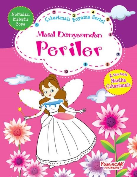Periler-Çıkartmalı Boyama Serisi | Yumurcak Yayınları (İnce Kapak)  - Resim 1