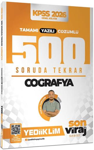 2026 KPSS AGS Son Viraj Serisi Coğrafya Tamamı Yazılı Çözümlü 500 Soruda Genel Tekrar Kampı