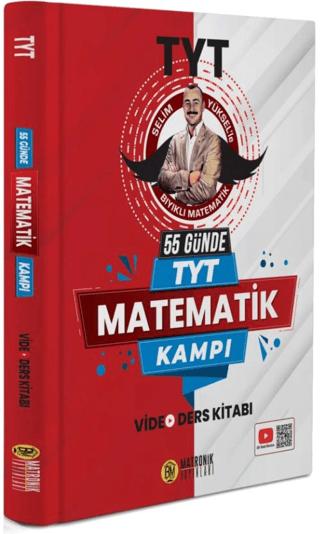 55 Günde TYT Matematik Kampı Video Ders Kitabı | Paraf Akademi (Ciltsiz)  - Resim 1