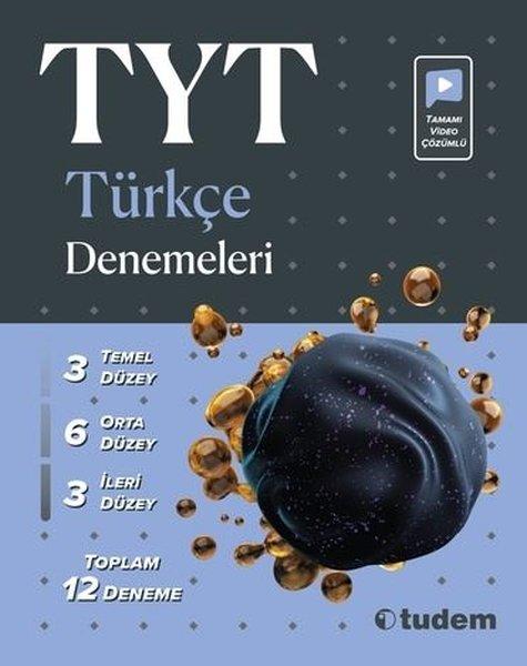 TYT Türkçe Denemeleri | Tudem Yayınları - Ders Kitapları (İnce Kapak)  - Resim 1