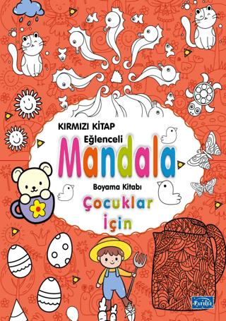 Çocuklar İçin Mandala Kırmızı | Parıltı Yayınları (Ciltsiz)  - Resim 1