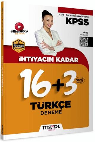 KPSS İhtiyacın Kadar Türkçe 16+3 Deneme | Marka Yayınları (Ciltsiz)  - Resim 1
