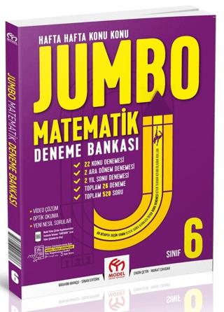 6. Sınıf Jumbo Matematik Deneme Bankası | Model Eğitim Yayıncılık (Ciltsiz)  - Resim 1