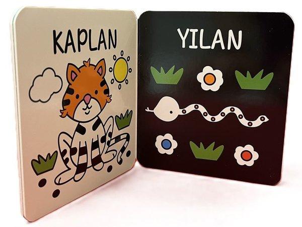 Siyah Beyaz Çıngıraklı Kitaplar - Hayvanlar | Uçan Fil (Ciltli)  - Resim 2
