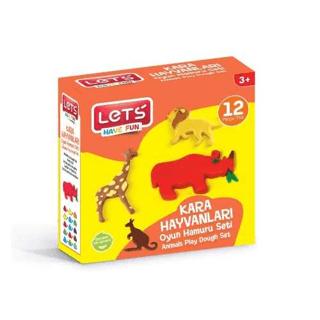 LETS Oyun Hamuru Kara Hayvanları Seti | Lets - Resim 1