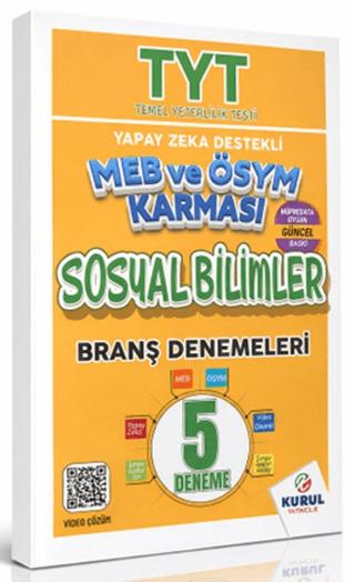 TYT Yapay Zeka Destekli MEB ve ÖSYM Karması Sosyal Bilimler 5'li Branş Denemeleri
