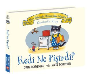 Kedi Ne Pişirdi? - Meşe Palamudu Ormanı’ndan Masallar (Kapakçıklı Kitap) | Beta Kids (Ciltli)  - Resim 1