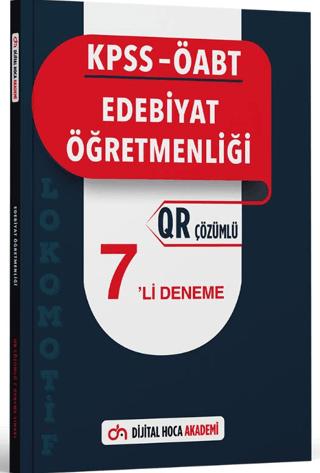 KPSS ÖABT Edebiyat Öğretmenliği Lokomotif Serisi QR Çözümlü 7'li Deneme Akademi