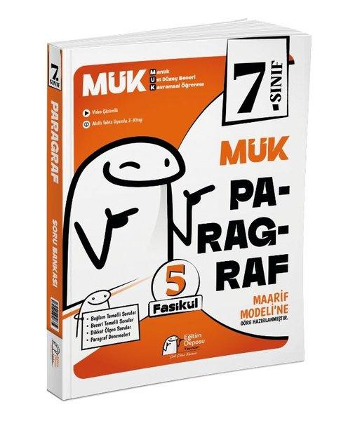 7. Sınıf Mük Paragraf Fasikül Soru Bankası | Eğitim Deposu (İnce Kapak)  - Resim 1