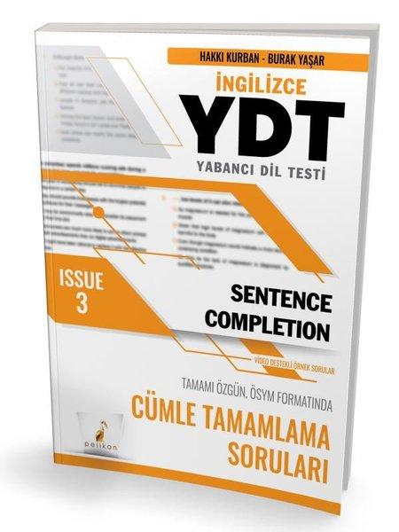 YDT İngilizce Sentence Completion Issue 3 | Pelikan Yayınları (İnce Kapak)  - Resim 1