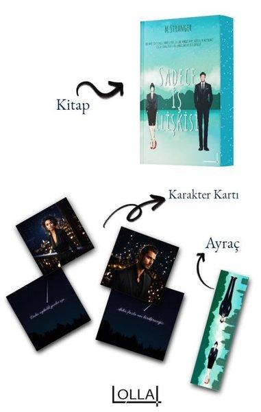 Sadece İş İlişkisi - Ayraç ve Karakter Kartı Hediyeli | Lolla Yayınları (İnce Kapak)  - Resim 1