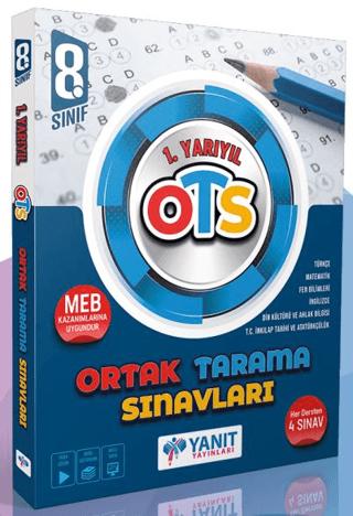 8. Sınıf 1. Yarıyıl Ortak Tarama Sınavları | Yanıt Yayınları (Ciltsiz)  - Resim 1