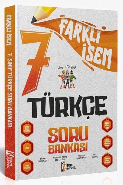 2024 7.Sınıf Türkçe Farklı İsem Soru Bankası | İsem Yayıncılık - Ortaokul (İnce Kapak)  - Resim 1