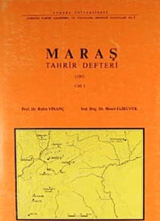Maraş Tahrir Defteri (1563) 1 - 2 Cilt Takım 3. Hamur | Ankara Üniversitesi Yayınevi (Ciltsiz)  - Resim 1