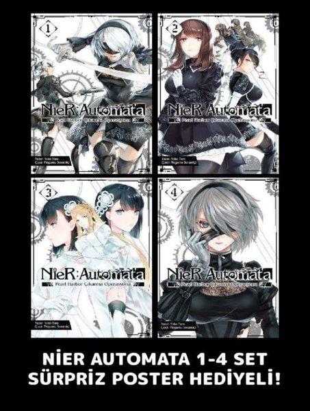 Nier: Automata 1 - 4 - Poster Hediyeli Set | Komik Şeyler (İnce Kapak)  - Resim 1