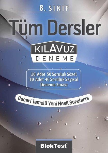8.Sınıf  Tüm Dersler Kılavuz Deneme | Bloktest Yayınları (İnce Kapak)  - Resim 1