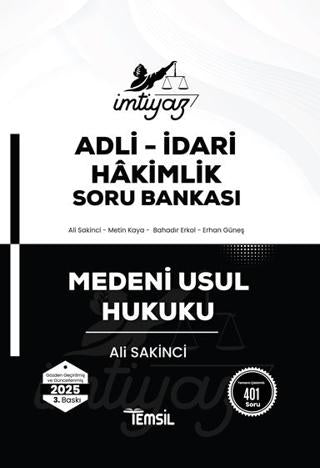 İmtiyaz Medeni Usul Hukuku Soru Bankası | Temsil Kitap (Ciltsiz)  - Resim 1