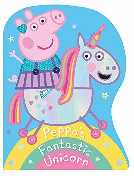 Peppa Pig: Peppa's Fantastic Unicorn Shaped Board Book | Penguin Random House Children's UK (Ciltli)  - Resim 1