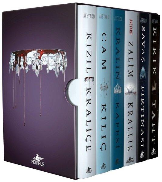 Kızıl Kraliçe Serisi Özel Seti - 6 Kitap Takım - Kutulu | Pegasus (Ciltli)  - Resim 1