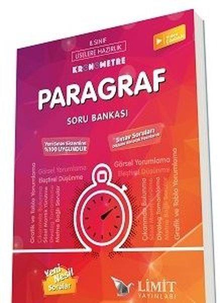 Limit 8. Sınıf Kronometre Paragraf Soru Bankası | Limit Yayınları (İnce Kapak)  - Resim 1
