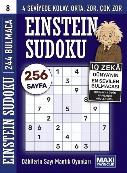 Einstein Sudoku 8 | Maxi Yayıncılık (İnce Kapak)  - Resim 1