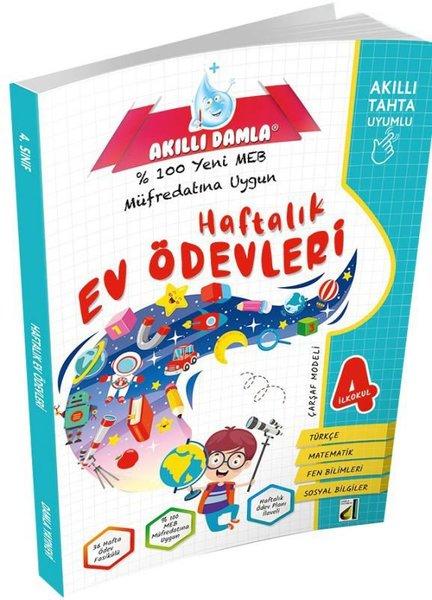 Haftalık Ev Ödevleri 4. Sınıf | Damla Yayınevi (İnce Kapak)  - Resim 1