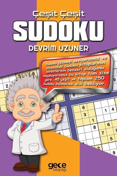 Çeşit Çeşit Sudoku | Gece Kitaplığı (İnce Kapak)  - Resim 1