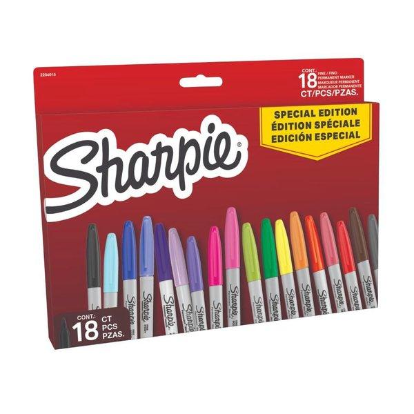 Sharpie Fine Permanent Markör 18'li Karışık Renk Seti