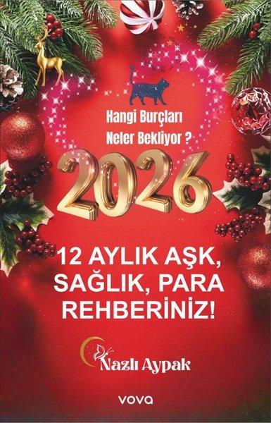 2026 12 Aylık Aşk Sağlık Para Rehberiniz! Hangi Burçları Neler Bekliyor? | Vova Yayınları (İnce Kapak)  - Resim 1