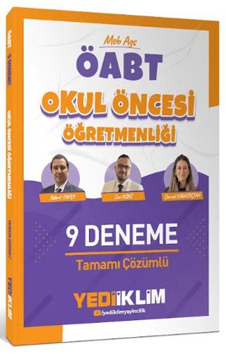 2027 MEB AGS ÖABT Okul Öncesi Öğretmenliği Tamamı Çözümlü 9 Deneme | Yediiklim Yayınları (Ciltsiz)  - Resim 1