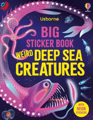Big Sticker Book Weird Deep Sea Creatures | Usborne (Ciltsiz)  - Resim 1