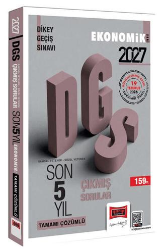 2027 DGS Sayısal-Sözel Yetenek Tamamı Çözümlü Son 5 Yıl Çıkmış Sorular Ekonomik Seri | Yargı Yayınevi (Ciltsiz)  - Resim 1