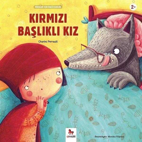 Kırmızı Başlıklı Kız-Minikler İçin Ünlü Eserler | Almidilli (İnce Kapak)  - Resim 1