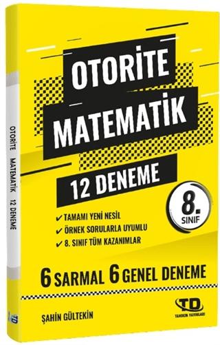 LGS Matematik 8. Sınıf 12 Deneme Otorite | Tandem Yayınları (Ciltsiz)  - Resim 1