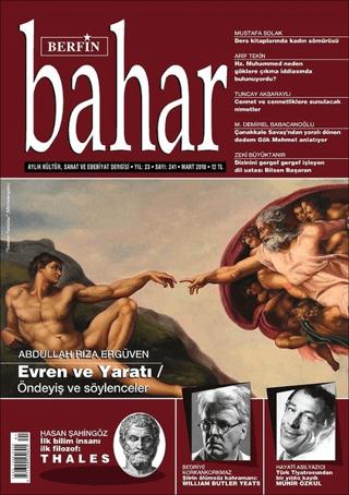 Berfin Bahar Aylık Kültür Sanat ve Edebiyat Dergisi Yıl: 23 Sayı: 241 Mart 2018 | Berfin Bahar Dergisi (Ciltsiz)  - Resim 1