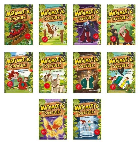 Şifreli Ormanda Matematik Öyküleri Seti - 10 Kitap Takım | Damla Yayınevi (İnce Kapak)  - Resim 1