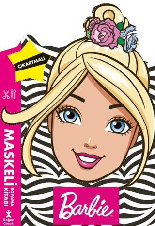 Barbie Maskeli Boyama Kitabı | Doğan Çocuk (Ciltsiz)  - Resim 1