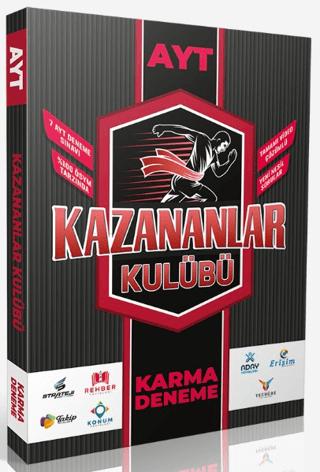 AYT Kazananlar Kulübü 7 Karma Deneme Video Çözümlü | Paraf Yayınları (Ciltsiz)  - Resim 1