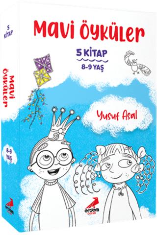 Mavi Öyküler Set (5 Kitap Takım) | Erdem Çocuk (Ciltsiz)  - Resim 1