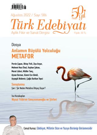 Türk Edebiyatı Dergisi Sayı: 586 Ağustos 2022 | Türk Edebiyatı Dergisi (Ciltsiz)  - Resim 1