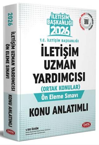 İletişim Başkanlığı İletişim Uzman Yardımcısı Ön Eleme Sınavı Konu Anlatımlı | Data Yayınları (Ciltsiz)  - Resim 1