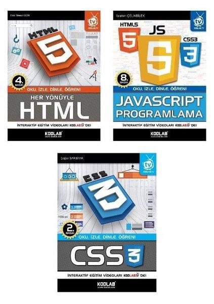 Web Programlama Seti - 3 Kitap Takım | Kodlab (İnce Kapak)  - Resim 1