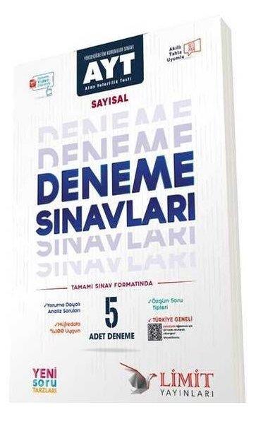 AYT Sayısal 5'li Deneme | Limit Yayınları (İnce Kapak)  - Resim 1