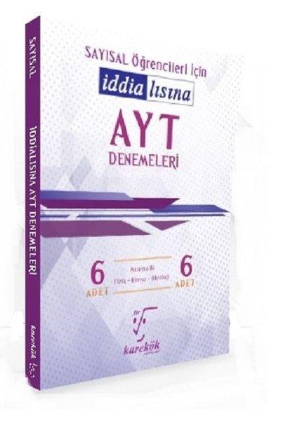 İddialısına AYT Denemeleri Sayısal | Karekök Eğitim Yayın (İnce Kapak)  - Resim 1
