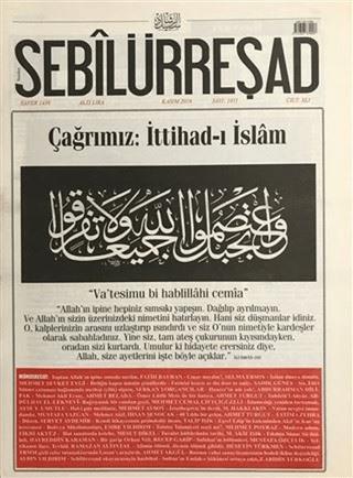 Sebilürreşad Dergisi Sayı: 1011 Kasım 2016 | Sebilürreşad Yayınevi (Ciltsiz)  - Resim 1