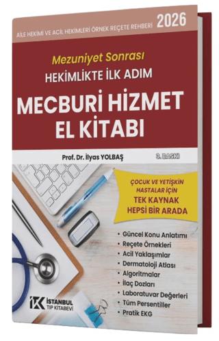 Mezuniyet Sonrası Hekimlikte İlk Adım Mecburi Hizmet El Kitabı 2026 | İstanbul Tıp Kitabevi (Ciltsiz)  - Resim 1